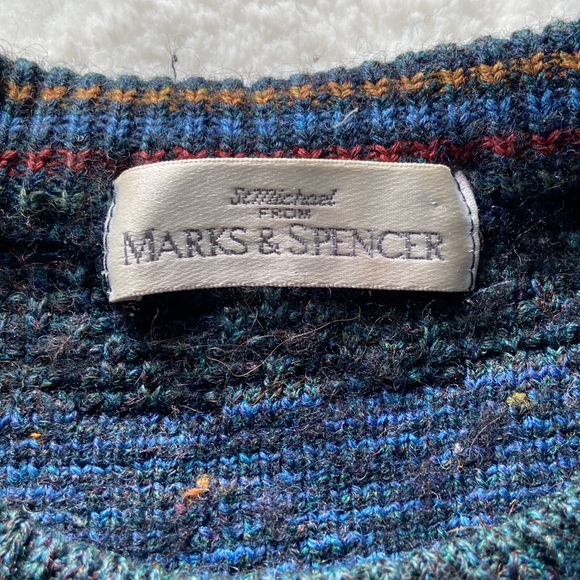 Vintage MARK and SPENCER sweater St Micheal’s MOCK NECK - Picture 5 of 9